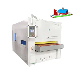 Machine d'ébavurage de chanfreinage automatique de bord de brosse de vide de largeur de 1500mm pour la tôle