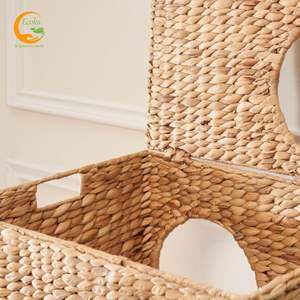 Eco-friendly Handmade Rope Cat and <b>Dog</b> Pet <b>Bed</b> Rectangle Solid Classic Modern Made in Vietnam Cheap Price - Product Image 5