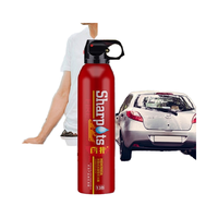 Petit Portable 24 pièces par carton extincteurs 0.5kg 0.6kg en aluminium peut avec matériau d'agent mousse pour une utilisation en voiture