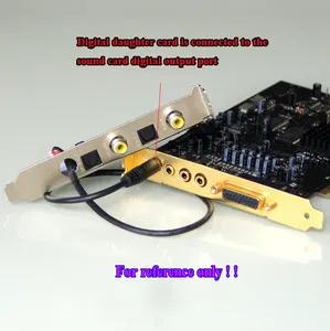 <span class=keywords><strong>Tarjeta</strong></span> Decodificadora <span class=keywords><strong>de</strong></span> Fibra Coaxial SPDIF DTS, Módulo <span class=keywords><strong>de</strong></span> Entrada/Salida Digital para <span class=keywords><strong>Tarjeta</strong></span> <span class=keywords><strong>de</strong></span> <span class=keywords><strong>Sonido</strong></span> Creative <span class=keywords><strong>Sound</strong></span> <span class=keywords><strong>Blaster</strong></span> - Product Image 3