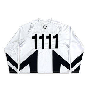 เสื้อฟุตบอลแขนยาวทรงหลวมเสื้อฟุตบอลเสื้อสเวตเตอร์โอเวอร์ไซส์ดีไซน์ลายพิมพ์ซับลิเมต - Product Image 3