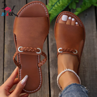 Chaussons d'été pour femmes, plateforme respirante, mode, confortables, pour la maison, usage intérieur, décontracté