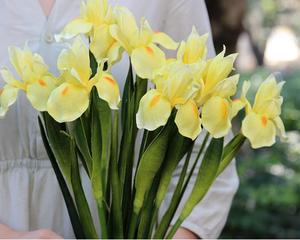 Commercio all'ingrosso di Alta qualità Reale di tocco fiore artificiale DELL'UNITÀ di ELABORAZIONE Narcisi per la decorazione domestica - Product Image 5