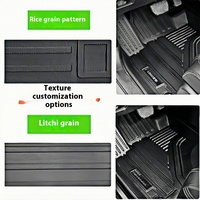 2013-2018 pour Subaru Forester Tapis de sol de voiture écologique Conduite à droite TPE avec protection du coffre Matériau en caoutchouc durable