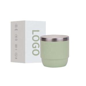 QX Wholesale 6oz <b>Double</b> <b>Wall</b> Stainless Steel Tumblers with Ceramic Lids Bulk Water <b>Mugs</b> for Back to School - Product Image 2