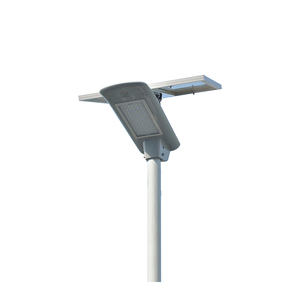 Lampadaire solaire haute puissance 40W LED pour parking extérieur, corps en aluminium moulé sous pression, alimenté par batterie 12V, certifié CE Rohs, pour routes - Product Image 4