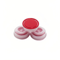 Capuchon à vis anti-fuite en plastique jetable de qualité alimentaire de 32 mm avec bec verseur pour cuisson, capacité 100 ml, écologique et léger