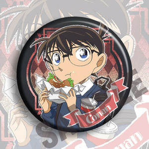 Badge en métal magnétique de 58 mm, fabriqué en usine, classique, détective <span class=keywords><strong>Conan</strong></span>, anime - Product Image 2