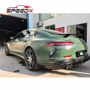 Pour Mercedes Benz Amg GT50 GT53, Spoiler de mise à niveau en fibre de carbone, Kit carrosserie style BS - Product Image 2