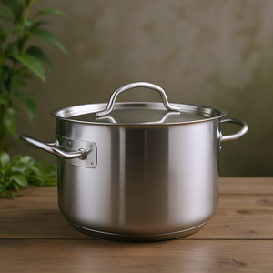 Pentola Bassa Chef Classic da 8 Qt in Acciaio Inossidabile per Zuppe e Brodi con Coperchio, Lavabile in Lavastoviglie - Product Image 3