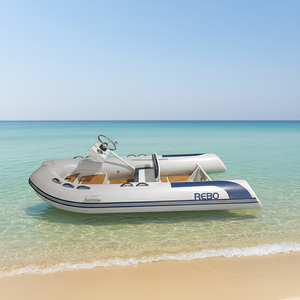 Bote inflable de goma de aluminio de alta velocidad, bote de hipalon/PVC, 11 pies, Rib330 - Product Image 1