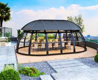 Nouveau 360 degrés hôtel de luxe bar club Star Spa Sunroom Dome Starry Garden Bubble House dôme tente