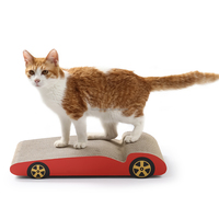 Roue de voiture en papier ondulé Jouet pour chat Planche à gratter pour chat