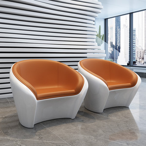 أريكة استقبال لامعة للبيع الساخن BSF11 لصالونات التجميل، أريكة مكتب حديثة متينة، طقم أثاث بتشطيب دهان حراري، أريكة جلدية بثلاثة مقاعد - Product Image 4