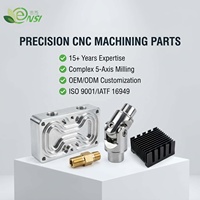 Composants usinés CNC de précision avec une tolérance de 0,01 pour les pièces prototypes en aluminium et acier inoxydable usinées par fraisage et tournage sur mesure