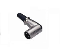 Connecteur audio XLR noir et or équilibré NEUTRIK Utrik NC3MXX-B Camon