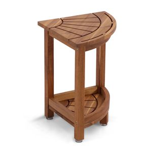Repose-pieds De Douche Triangulaire Pour Rasage Des Jambes - Adhésif Puissant, Stable, Rangement Brosse, Design élégant Blanc