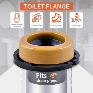 <span class=keywords><strong>Junta</strong></span> de sellado de baño personalizada, sellador de cera, anillo para inodoro con brida, anillos de cera para inodoro a prueba de fugas y olores - Product Image 3