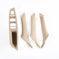Lot de 4 poignées de tirage intérieures de porte de voiture (gauche et droite) beiges, noires ou couleur huître pour BMW Série 5 F10 F11 523i 525i 528i 530i