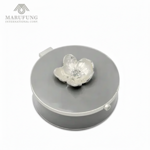 กล่องเครื่องประดับโลหะสแตนเลสภาชนะที่สง่างามสำหรับชิ้นส่วนที่มีค่าของคุณ - Product Image 1