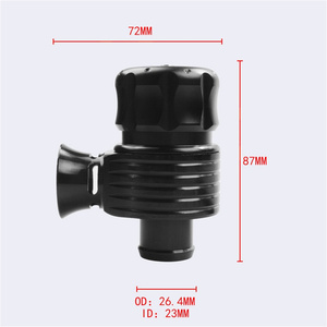 Vanne de décharge universelle en aluminium réglable de 25mm pour <span class=keywords><strong>voiture</strong></span> à port unique Turbo - Product Image 3
