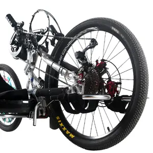 Q10 pouces Mountain HANDBIKE DRIVING fauteuil roulant handbike ROAD HANDBIKE fauteuil roulant manuel