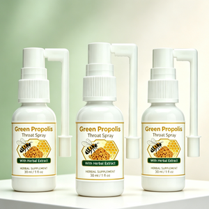 <span class=keywords><strong>Spray</strong></span> buccal apaisant au miel et à la <span class=keywords><strong>propolis</strong></span>, soutien OEM/ODM usine, supplément naturel de <span class=keywords><strong>propolis</strong></span> d'abeille <span class=keywords><strong>verte</strong></span> pour la gorge - Product Image 2