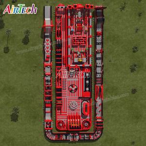 Monstruo tema salto extremo Diversión Centro inflable más grande casa de rebote ninja Guerrero Parque inflable para evento con pista de carreras - Product Image 6