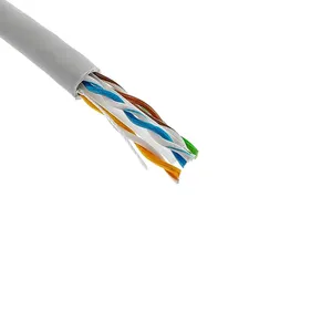 防水网络电缆UTP 305m 4对户外聚氯乙烯聚乙烯双护套局域网铜电缆Cat6电缆