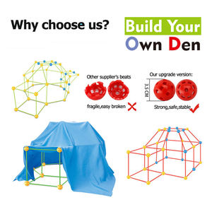 Kit de construction de forteresse créative à construire soi-même en gros pour enfants - Product Image 3