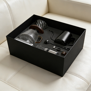 Ensemble de café classique personnalisé <span class=keywords><strong>Klam</strong></span>, métal + verre, moulin à café, filtre, bouilloire, sac de voyage, outil de barista, ensemble de machine à expresso - Product Image 5