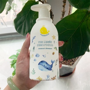 Bouteille en plastique personnalisée en HDPE de 500 ml avec pompe pour liquide nettoyant pour bébé, sérigraphiée, en provenance du Guangdong, pour shampoing et lotion - Product Image 5