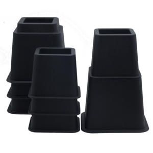 Alta calidad 8 piezas cada conjunto de Base de la cama de sofá de plástico vertical ajustable aumentar cama elevadores para muebles - Product Image 1