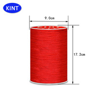 Fil de jade teint KINT, bobine grande taille n°72, 500g, fabriqué en Guangdong, cordon textile élastique pour pendentifs, colliers et nœuds chinois