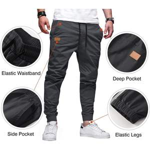 2025 pantalones casuales de pana para hombre, talla XL, 100% de algodón, antiarrugas, lavado de colores, patrón recto, plisado de rayas laterales - Product Image 4