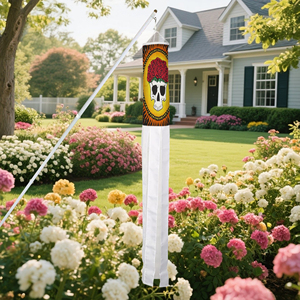 Decoración Personalizada del Día de Muertos en México, Vela de Viento con Impresión Digital para Jardín, Patio o Terraza - Product Image 5