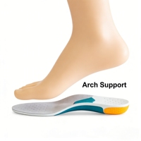 Semelles orthopédiques à récupération lente de qualité supérieure, coussin hautement élastique, confort pour les pieds toute la journée, semelles de soin pour la posture debout