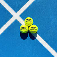 Balle de tennis de plage ODEA portable haute durabilité en laine et caoutchouc, emballage personnalisé Passion Tour, pour entraînement quotidien à faible coût