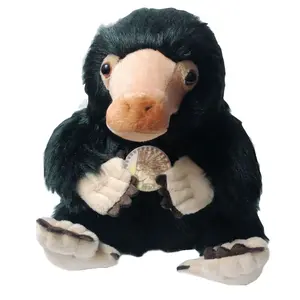 Фантастические звери и где их найти, плюшевая игрушка Niffler, пушистые черные клюшки, милые мягкие набивные животные, 8 дюймов, 20 см, подарок для детей