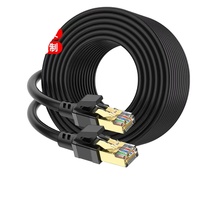 Kabel Jaringan Luar Ruangan Dalam Ruangan 10M 20M 25M 30M 50M Cat6 Cat6A Cat7 Cat8 Sftp Patch Cord Lan Jaringan Ethernet