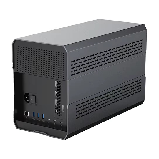 USB 4 V2 80G Graphics Card Docking Station Pcie Ethernet Docking Station 5 Gigabit 96W Charging Dock Support Thunderbolt 5