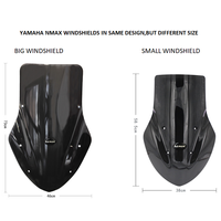 JPA PCX150 2018 2020 2022 NMAX 155 2020 BIG PARE-BRISE UNIVERSEL MOTO AVEC SUPPORT