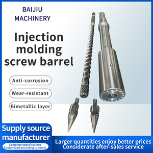 BAIJIU approvisionnement Direct haute qualité bimétallique Injection vis baril résistant à l'usure Stock <span class=keywords><strong>plastique</strong></span> caoutchouc machines PP ABS <span class=keywords><strong>buse</strong></span> - Product Image 3