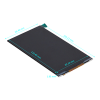 Vertikaler 5,0 Zoll 720*1280 MIPI 31-Pin ZIF-Anschluss TFT LCD Bildschirm ILI9881D Treiber-IC 350cd/m Helligkeit Normalerweise Schwarz
