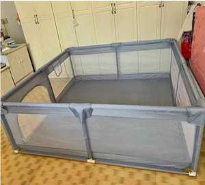 Valla de seguridad de tela gruesa para bebés, parque de bolas rectangular plegable de plástico para interior, <span class=keywords><strong>2023</strong></span> - Product Image 1