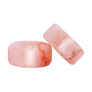 100% naturel solide 0.35kg forme carrée sel de l'Himalaya savon rose clair emballé dans des sacs en vrac bouteilles boîtes emballage personnalisé - Product Image 3