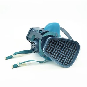 Masque à gaz demi-visage de protection en silicone CITICITY, respirateurs chimiques industriels pour la peinture au pistolet - Vente en gros usine - Product Image 5