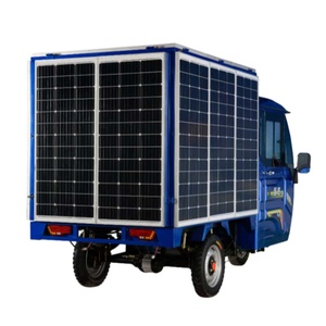 QSD Tricycle Cargo <span class=keywords><strong>Bike</strong></span> Adultes Motorisé Divers Cargo Tricycle Trois Roues Électrique <span class=keywords><strong>Van</strong></span> Tricycle Solaire Électrique Rickshaw - Product Image 4