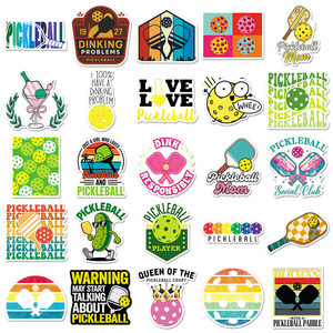 50 autocollants sportifs de pickleball à motif graffiti cool, imperméables pour casque, ordinateur portable, <span class=keywords><strong>tablette</strong></span> - Vente chaude - Product Image 4