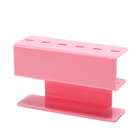 Support de Présentation pour Pinces à Cils en Acrylique Fubowen avec Logo Personnalisé, Présentoir de Rangement à 6 Emplacements, Organisateur Professionnel pour Outils d'Extension
